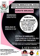 Mostra mercato del vinile per hobbisti - agrate brianza domenica 16 ottobre